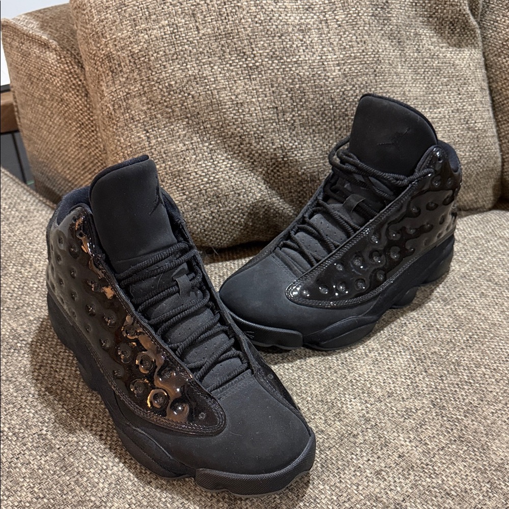 Jordan Black High-Top Sneakers